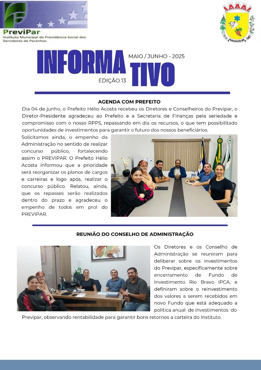 INFORMATIVO PREVIPAR